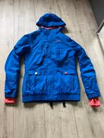Skijack blauwe skijas merk O'Neill maat 176 maat S winterjas, O'Neill, Ophalen of Verzenden, Zo goed als nieuw, Jack