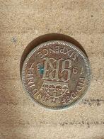 Uk sixpence 1942 zilver, Ophalen of Verzenden, Buitenland