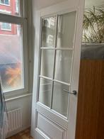 Deur/ ingezet glas mooie kwaliteit glas is geslepen, Doe-het-zelf en Verbouw, Deuren en Horren, Ophalen, Binnendeur, 200 tot 215 cm