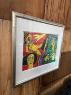 Vintage ingelijste poster Corneille in passe partout lijst, Antiek en Kunst, Ophalen