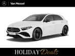 Mercedes-Benz A-klasse 180 Star Edition AMG Line / Stoelverw, Auto's, 12 maanden, Stof, Wit, Bedrijf