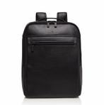 Castelijn en Beerens Laptoprugzak zwart leer, Computers en Software, Laptoptassen, Ophalen of Verzenden, 15 inch, Nieuw, Rugzak