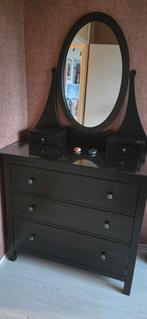 Ladekast met spiegel, Ophalen, Gebruikt, 100 tot 150 cm, 50 tot 100 cm