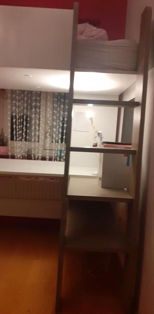 Leuke witte hoogslaper (kind/tiener), Kinderen en Baby's, Kinderkamer | Stapelbedden en Hoogslapers, Gebruikt, Hoogslaper, Ophalen of Verzenden
