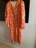 Jurk mooie print ecru oranje maat XL(46/48), Ophalen of Verzenden, Zo goed als nieuw, Oranje, Jurk