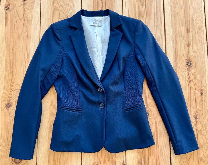 Blazer Kitte - Blauw Navy - Maat 44 (valt Medium / Large), Kleding | Dames, Jasjes, Kostuums en Pakken, Zo goed als nieuw, Jasje