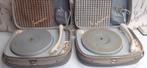Vintage Draagbare Platenspeler - Set van Twee, Audio, Tv en Foto, Platenspelers, Ophalen, Gebruikt, Platenspeler, Overige merken