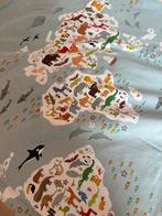 Peuter Dekbedovertrek 120x150 Wereldkaart, Overige kleuren, Jongetje of Meisje, Dekbedovertrek, Nieuw