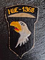 US Army 101st Airborne Division Hue- 1968Vietnam Patch, Ophalen of Verzenden, Landmacht, Amerika, Embleem of Badge