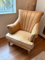 Prachtige vintage Riviera Maison fauteuil, Huis en Inrichting, Ophalen, Gebruikt, 50 tot 75 cm, Leer