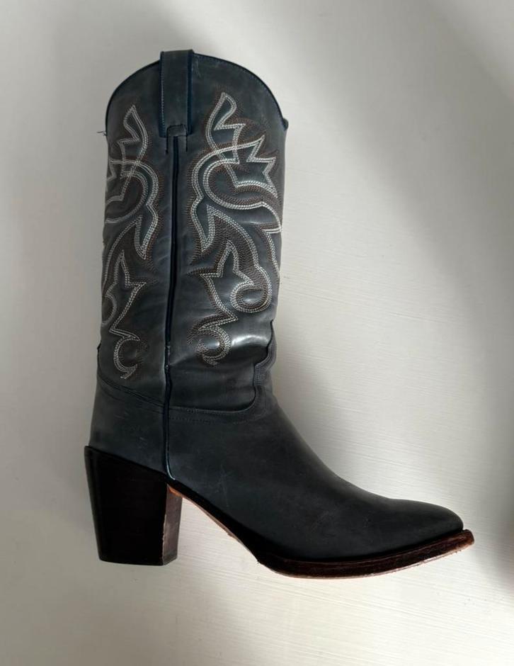 Tony Mora Cowboylaarzen Blauw - Zo goed als nieuw!, Kleding | Dames, Schoenen, Zo goed als nieuw, Hoge laarzen, Blauw, Ophalen of Verzenden