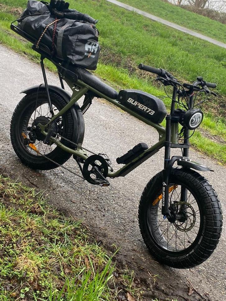 fatbike super 73, Fietsen en Brommers, Elektrische fietsen, Zo goed als nieuw, Overige merken, 30 tot 50 km per accu, Ophalen