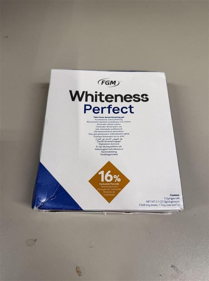 Tandenbleek set - Whiteness Perfect 5 syringes 3g, Sieraden, Tassen en Uiterlijk, Uiterlijk | Mondverzorging, Nieuw, Tandpasta