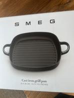 Smeg grillpan, Huis en Inrichting, Keuken | Potten en Pannen, Ophalen of Verzenden, Zo goed als nieuw