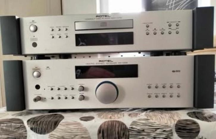 Rotel RX-1052 en Rotel RC-1072. versterker en. Cd speler, Audio, Tv en Foto, Cd-spelers, Overige merken, Ophalen