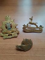 2 Canadese emblemen en 1Belgische, Verzamelen, Militaria | Tweede Wereldoorlog, Ophalen of Verzenden, Embleem of Badge