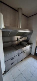 Mooie kleine bakwand met toebehoren 2.00 m teab, Ophalen, Gebruikt, Fornuis, Frituur en Grillen