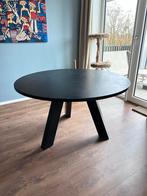 Woood Houten Eettafel Rond 130cm, Huis en Inrichting, Tafels | Eettafels, Ophalen, Gebruikt, 100 tot 150 cm, Vier personen