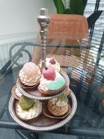 Etagere zilver zonder bonbons, Ophalen