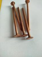 10 stuks Koperen nagels= de boom stronk killer 2026= 4,5x80, Verzenden, Nieuw, Minder dan 180 cm, Palen