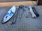 Windsurfset /103 liter/7.1 / 5.5, Complete set, 5 tot 7 m², Met vin(nen), Gebruikt