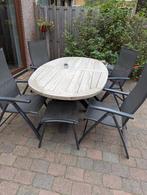 ROUGH-Y Ellips dining tuintafel 200x110cm, Ophalen, Zo goed als nieuw, Ovaal, Teakhout
