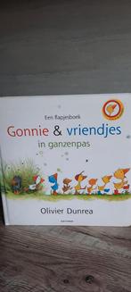 Gonnie & vriendjes in ganzenpas - Olivier Dunrea, Ophalen of Verzenden, Gelezen, Olivier Dunrea, Uitklap-, Voel- of Ontdekboek