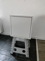 2 EKET witte kastje(s) met deur IKEA, Minder dan 100 cm, 25 tot 50 cm, Minder dan 150 cm, Zo goed als nieuw