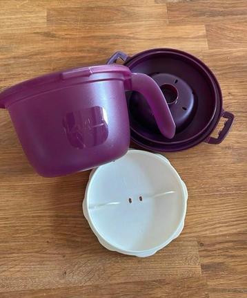 Tupperware mini rijstkoker voor magnetron beschikbaar voor biedingen