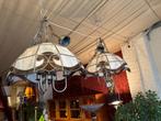 2 prachtige grote Tiffany hanglampen 56 x 36 h 100cm ketting, Bertus11@xs4all.nl, Ophalen of Verzenden, Zo goed als nieuw, Tijdloos