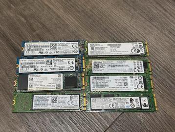 8x 256GB SATA M.2 SSD (prijs per stuk) beschikbaar voor biedingen
