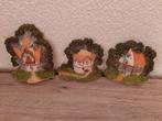 laven efteling 3 plaques van eftelinghuisjes eerste serie, Ophalen of Verzenden, Zo goed als nieuw, Beeldje of Poppetje