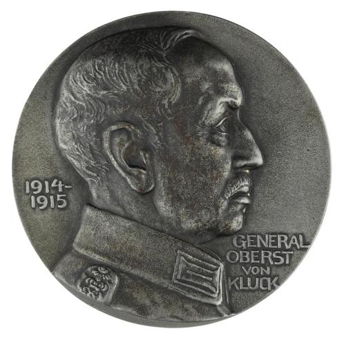 A.I. Loewental - Penning, 1915 : Generaloberst von Kluck, Postzegels en Munten, Penningen en Medailles, Overige materialen, Buitenland