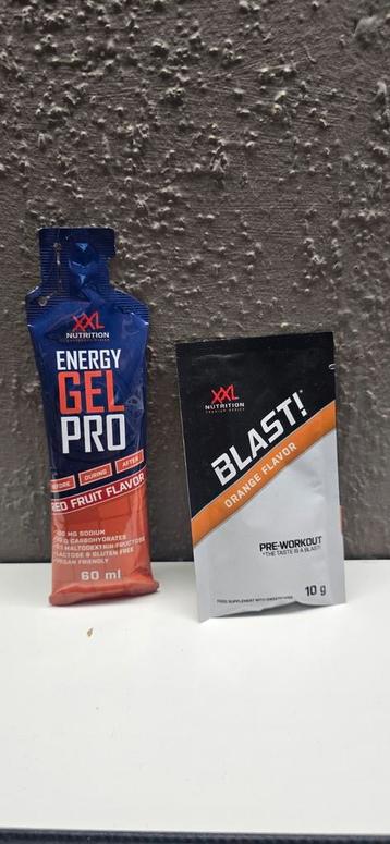 XXL Nutrition - Energy Gel Pro & Pre work out- Try out packs beschikbaar voor biedingen