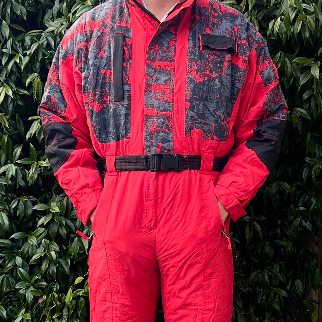 Vintage Retro Skipak (M), Kleding | Heren, Wintersportkleding, Ophalen of Verzenden, Gedragen, Maat 48/50 (M), Pak