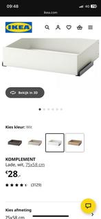 Komplement lade - Wit - 75 cm, Huis en Inrichting, Ophalen, Overige materialen, Nieuw, 50 tot 100 cm