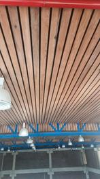 OUDE Grenen vloerdelen planken visgraat massief parket 6 mtr, Ophalen, Gebruikt