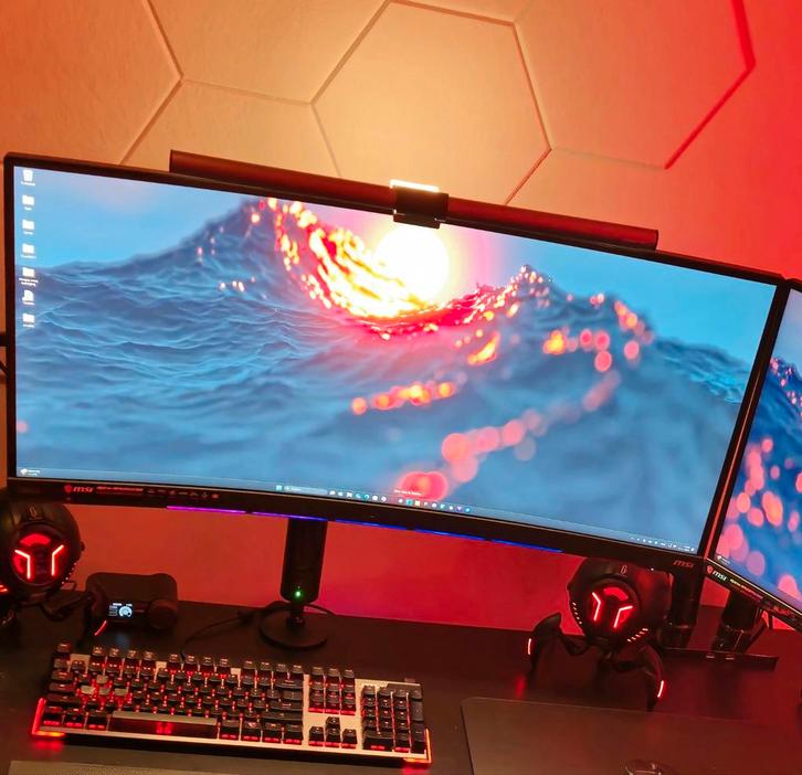 MSI Optix MPG341CQR - UWQHD Gaming Monitor, Computers en Software, Monitoren, Gebruikt, 101 t/m 150 Hz, DisplayPort, HDMI, Thunderbolt