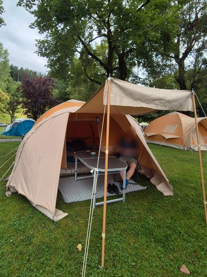 Karsten tent met luifel, Caravans en Kamperen, Tenten, Ophalen