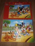 puzzels Mickey Mouse en Circus, Ophalen, Meer dan 50 stukjes, Zo goed als nieuw, 4 tot 6 jaar