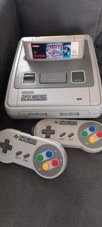 Super nintendo met 2 controllers en mario all-stars., Spelcomputers en Games, Spelcomputers | Nintendo Super NES, Met 2 controllers