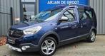 Dacia DOKKER 1.6 102PK Stepway Airco Navi Cruise Trekhaak Al, Voorwielaandrijving, Gebruikt, 4 cilinders, Blauw
