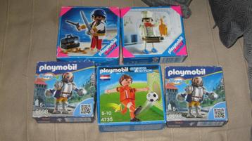 5 Doosjes Playmobil 2 x 6698 /1 x 4735 / 1 x 4662 /1 x 4593 beschikbaar voor biedingen