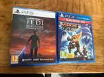 Jedi survivor & ratchet and clank playstation games, Spelcomputers en Games, Games | Sony PlayStation 5, Ophalen of Verzenden