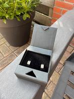 Boccia oorbellen titanium, Sieraden, Tassen en Uiterlijk, Oorbellen, Ophalen of Verzenden, Gebruikt, Zilver, Overige materialen