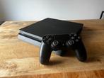 PS4 PlayStation 4 Slim (1TB) + Controller - Zwart, Ophalen, Met games, Zo goed als nieuw, 1 TB