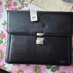 Nieuwe Thierry Mugler Aktetas - 42x30cm, Zwart, Aktetas of Boekentas, Nieuw, Leer