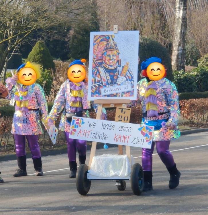 Carnaval kleine loopgroep, Kleding | Dames, Carnavalskleding en Feestkleding, Zo goed als nieuw, Kleding, Carnaval, Ophalen of Verzenden