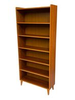 Vintage teakhouten boekenkast Deens Design jaren 60, Gebruikt, Vintage, 50 tot 100 cm, Minder dan 100 cm