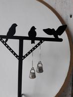 Grote zilverkleurige oorbellen met tasjes, Sieraden, Tassen en Uiterlijk, Oorbellen, Ophalen of Verzenden, Nieuw, Zilver, Hangers